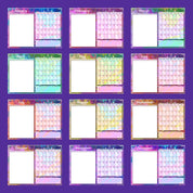 Pixyls x Hexh 2027 Desk Calendar