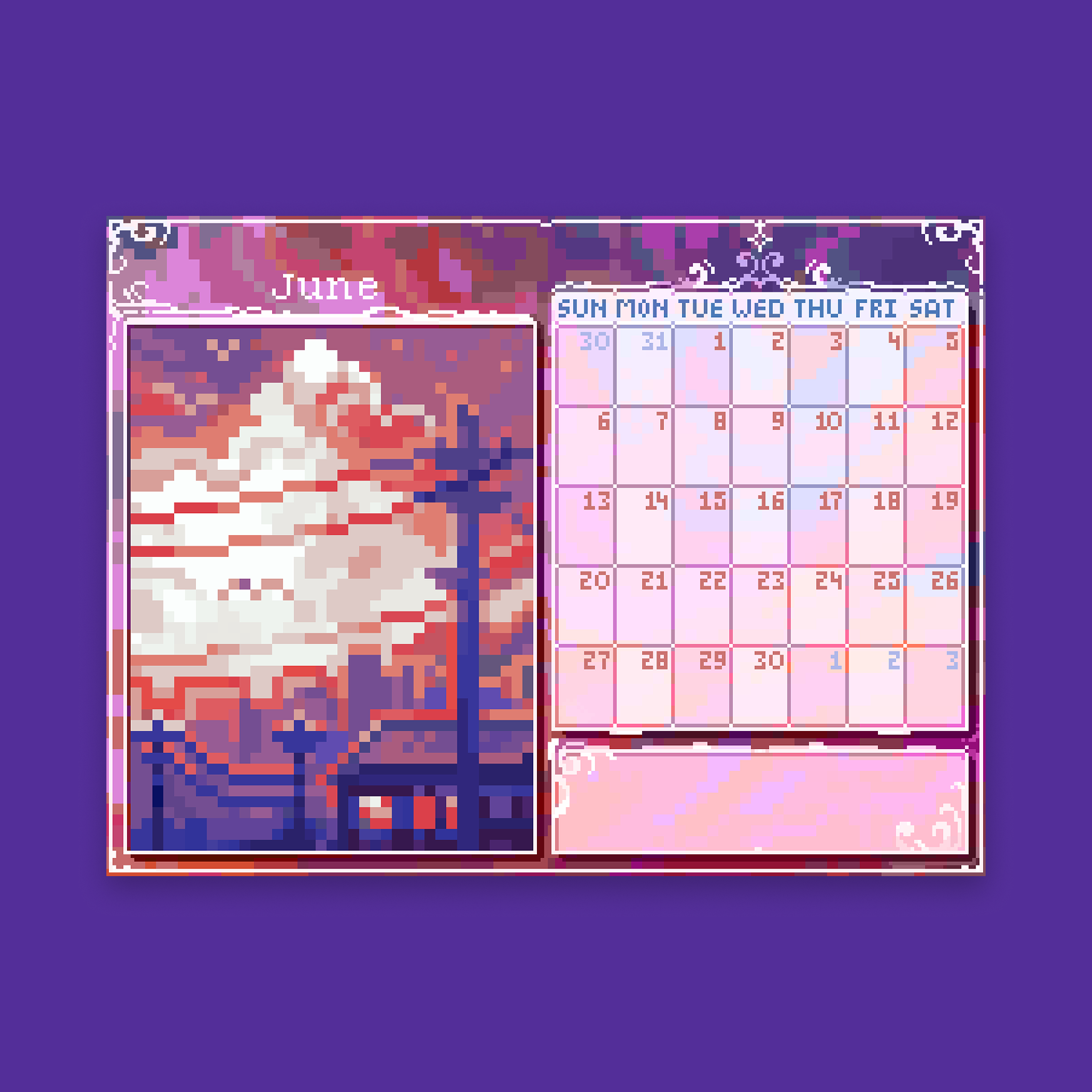 Pixyls x Hexh 2027 Desk Calendar