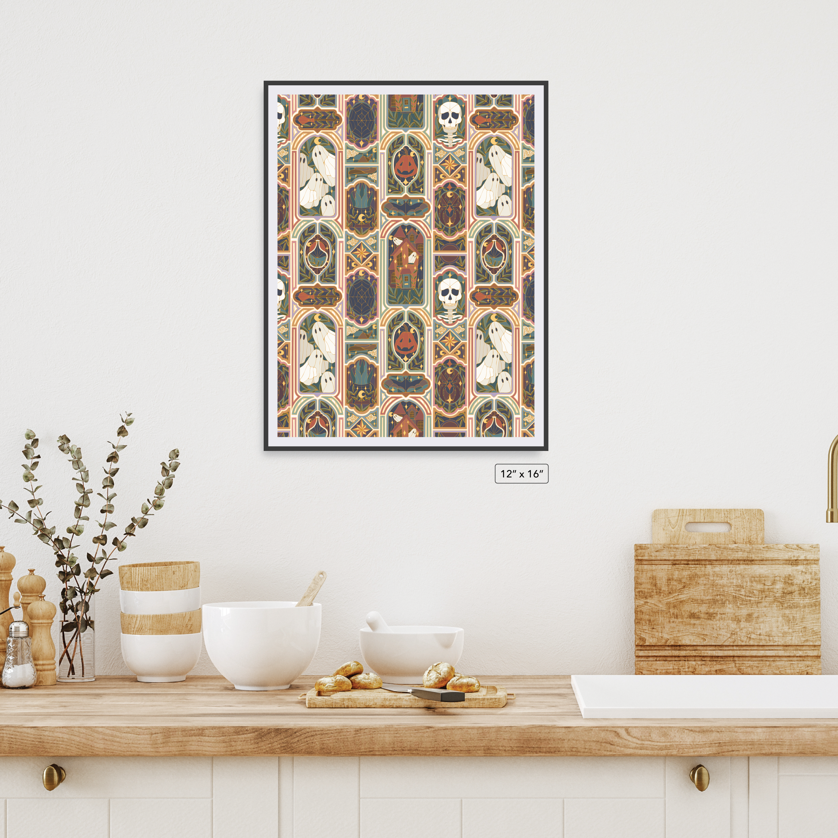 Hallowindow Retro Canvas