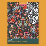 Festive Colorful Baubles Canvas
