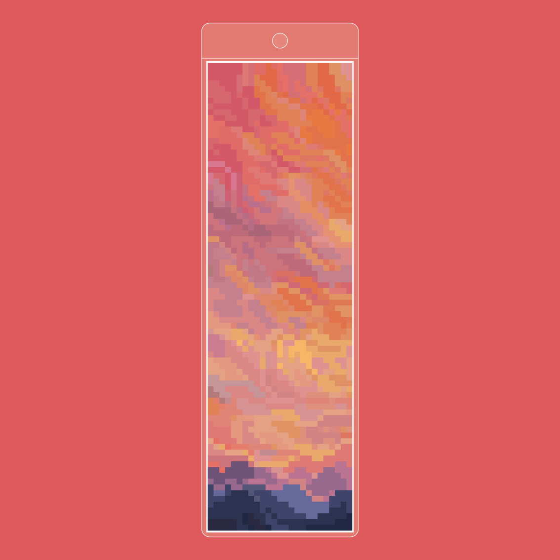 Amber Sky Bookmark