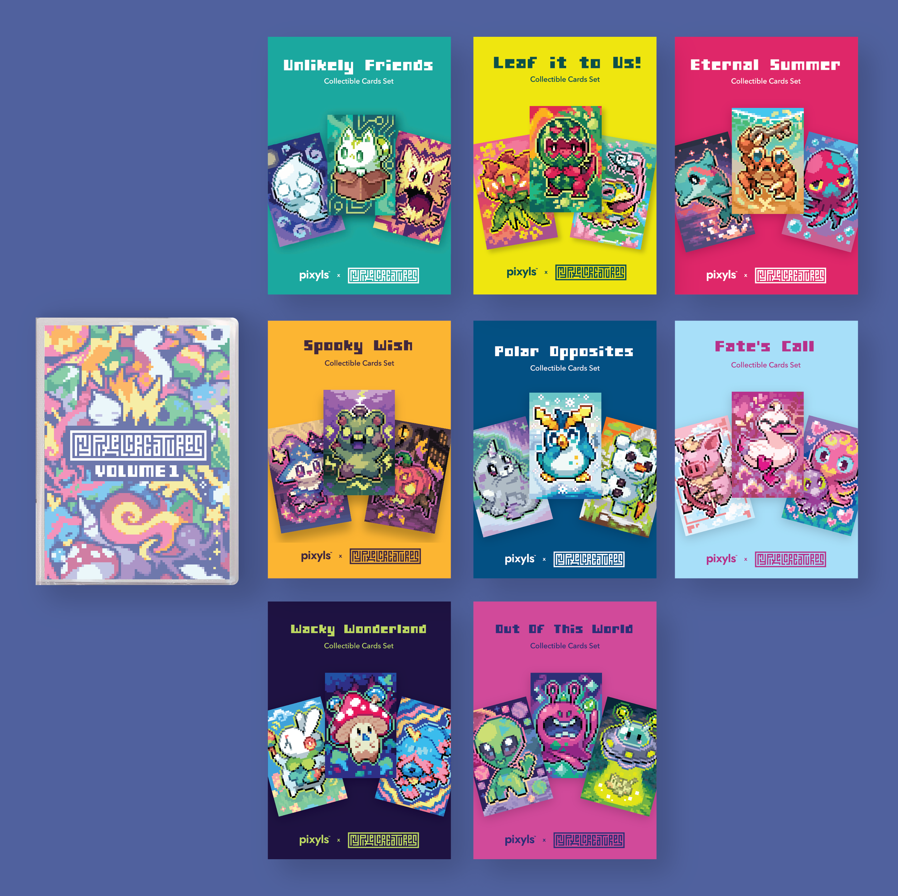 MyPixelCreatures Collectible Card Album