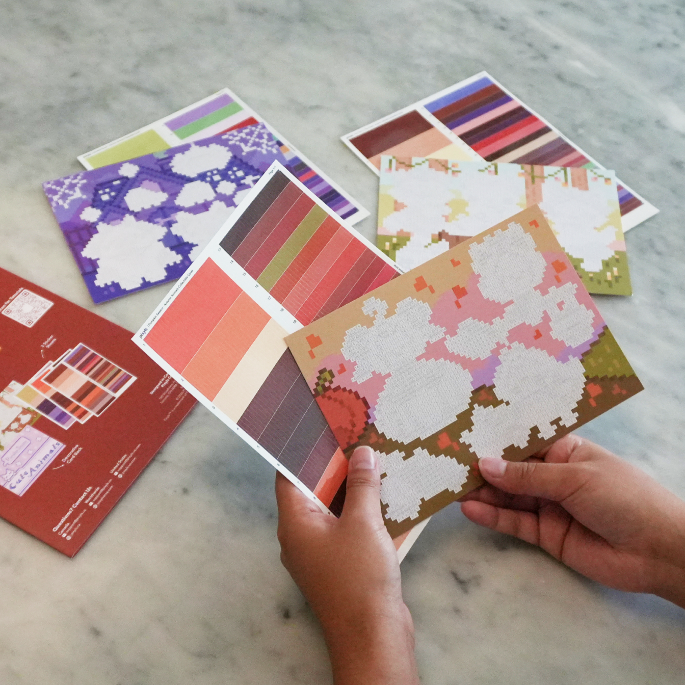 Autumn Animals Collectible Cards