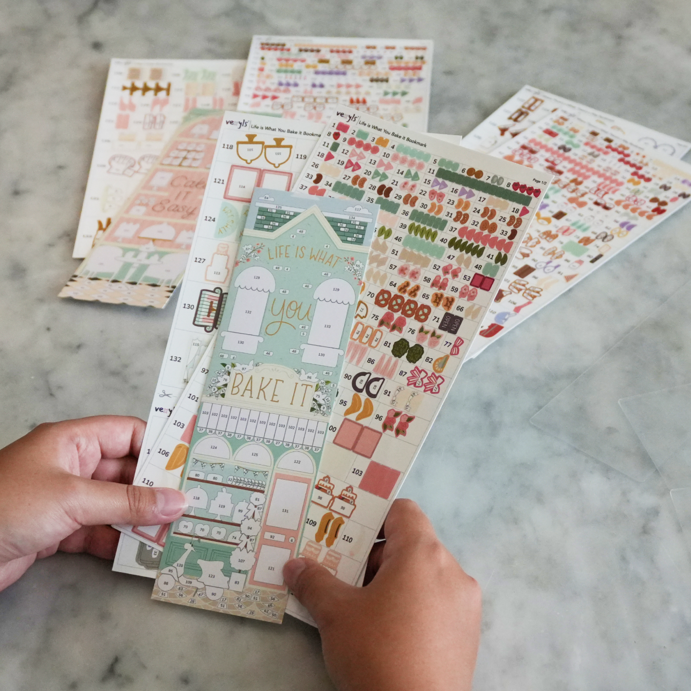Bakery Bookmarks Set