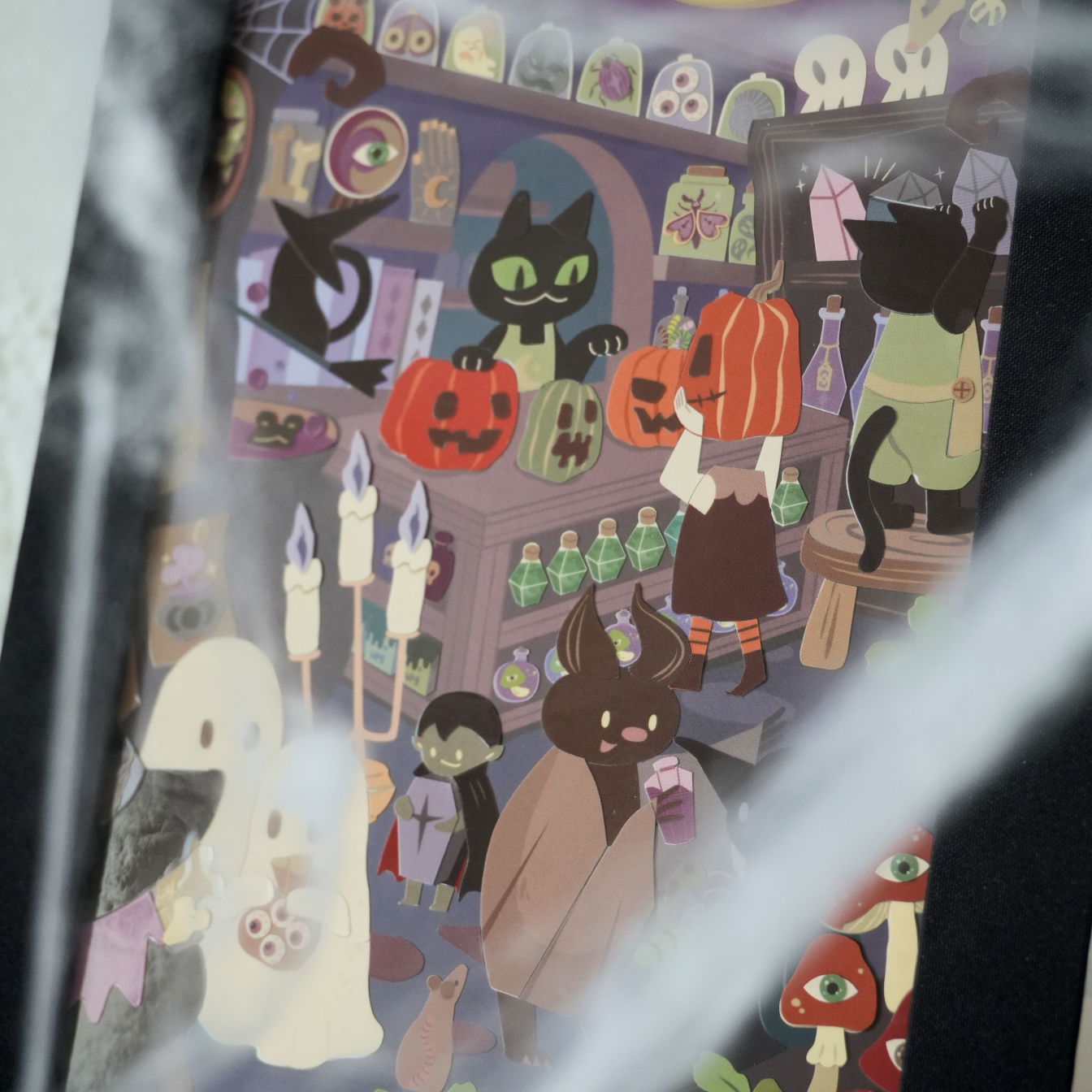 Black Cat Magic Shop Canvas