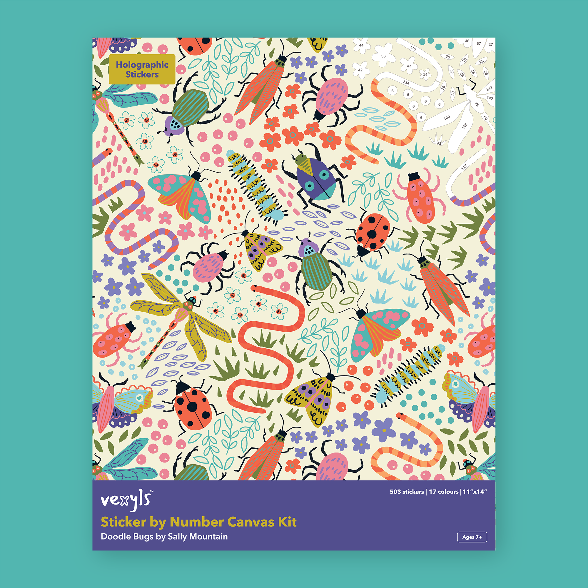 Doodle Bugs Canvas
