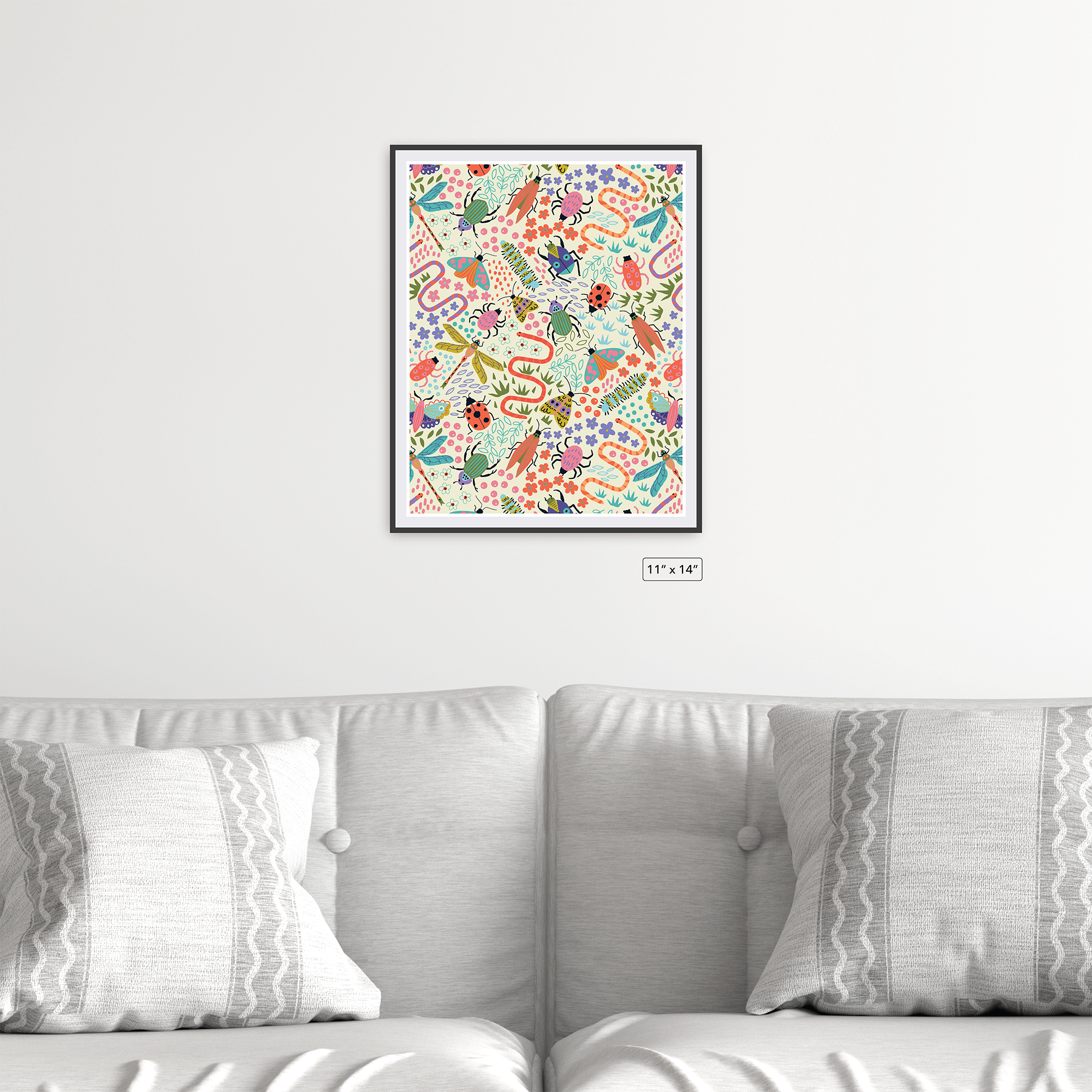 Doodle Bugs Canvas