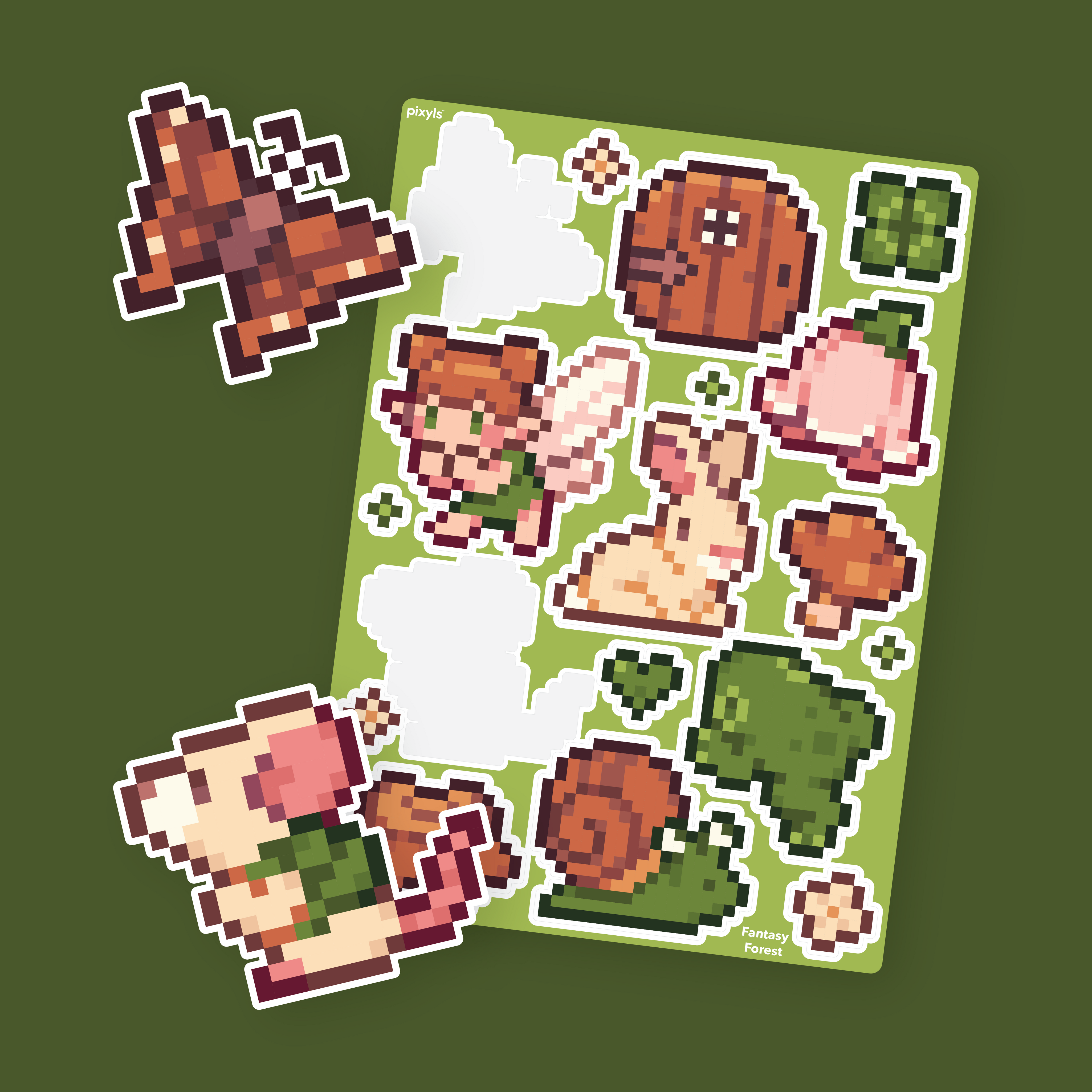 Fantasy Forest Sticker Sheet