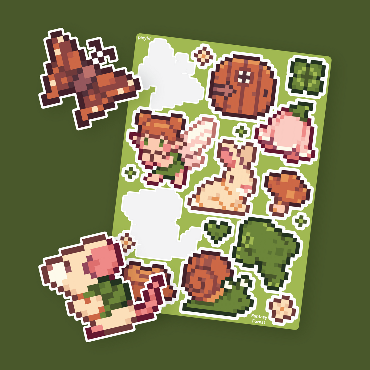 Fantasy Forest Sticker Sheet