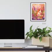 Floof in Flowers Canvas