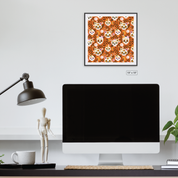 Floral Sugar Skulls Canvas