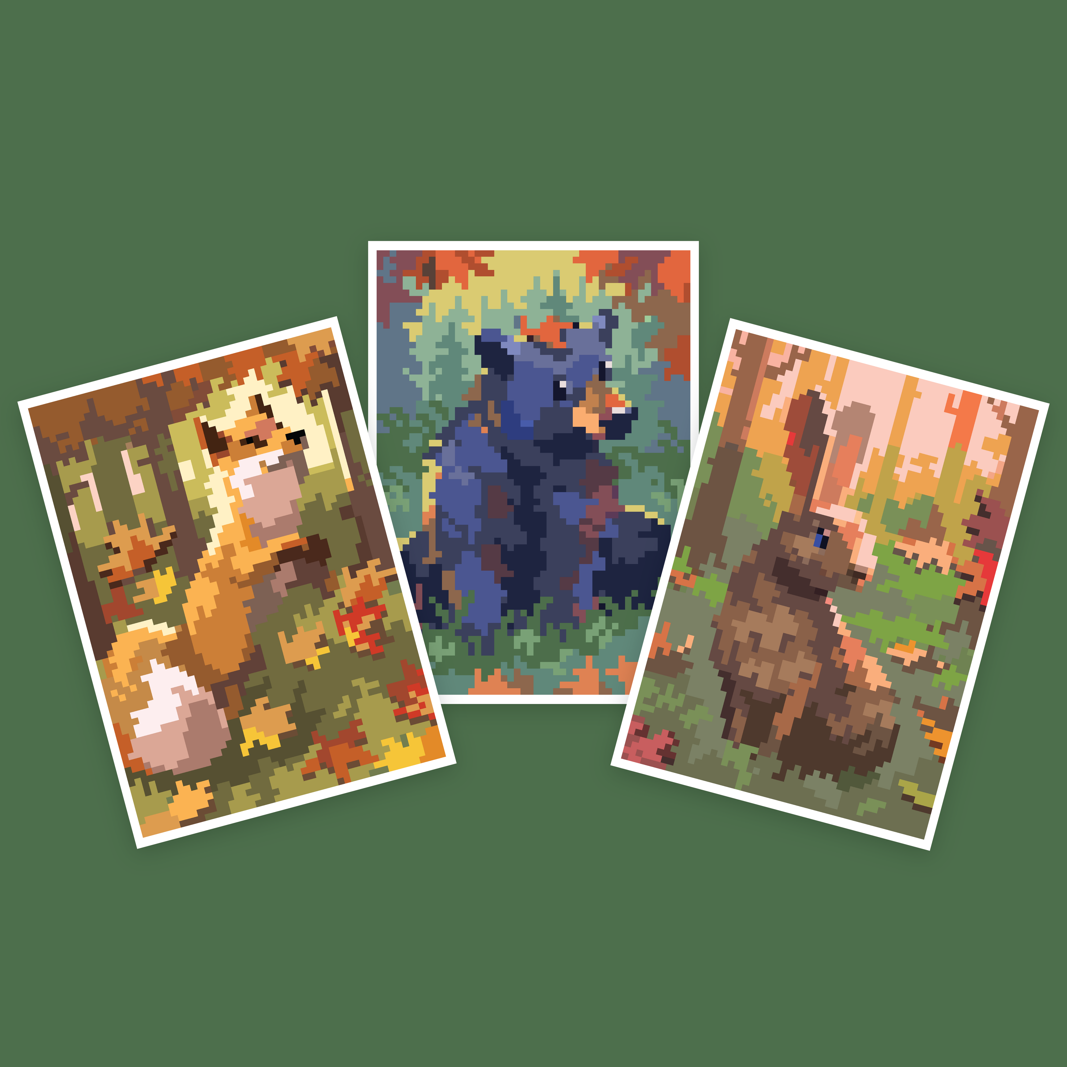 Forest Wildlife Collectible Cards