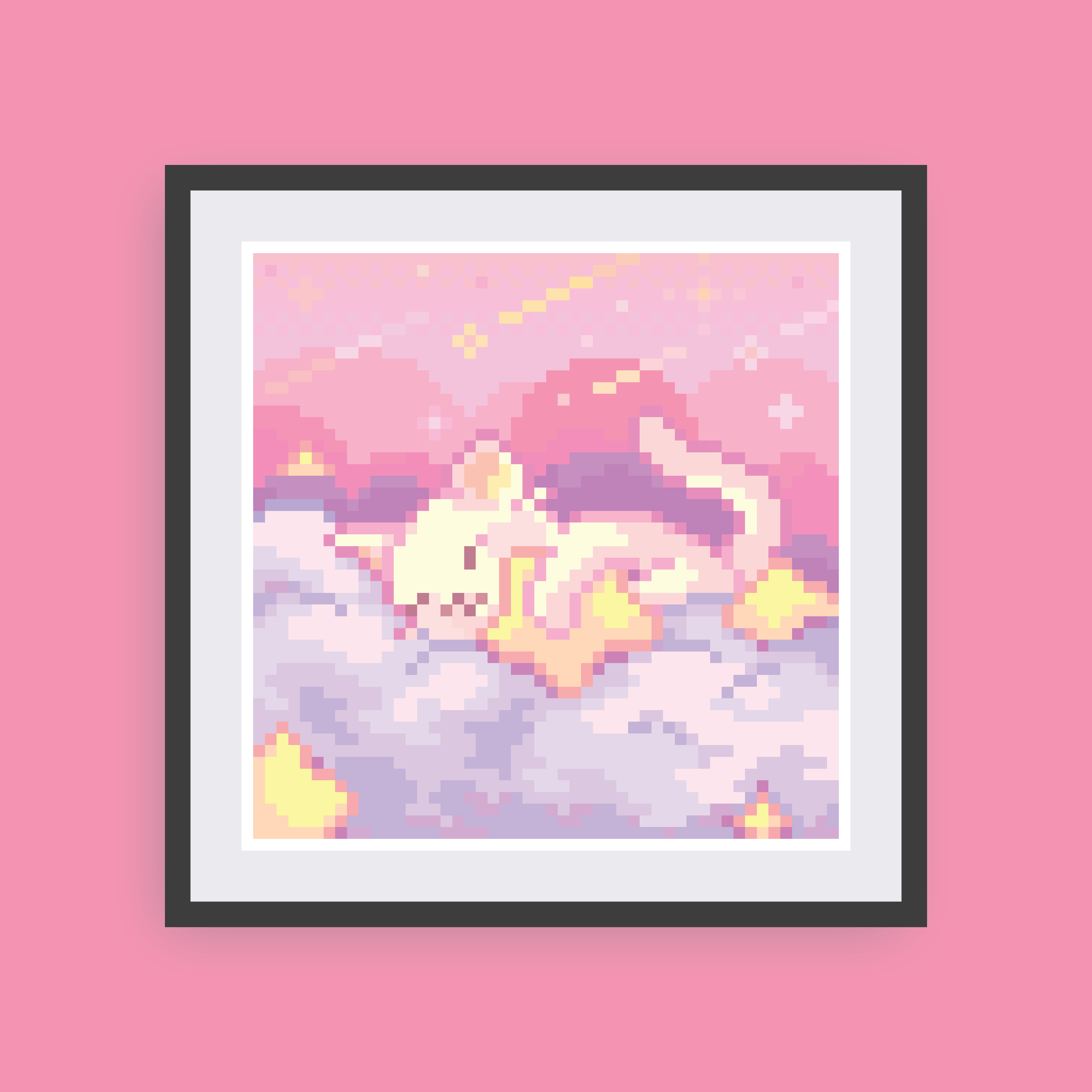 Sleepy Cat Canvas