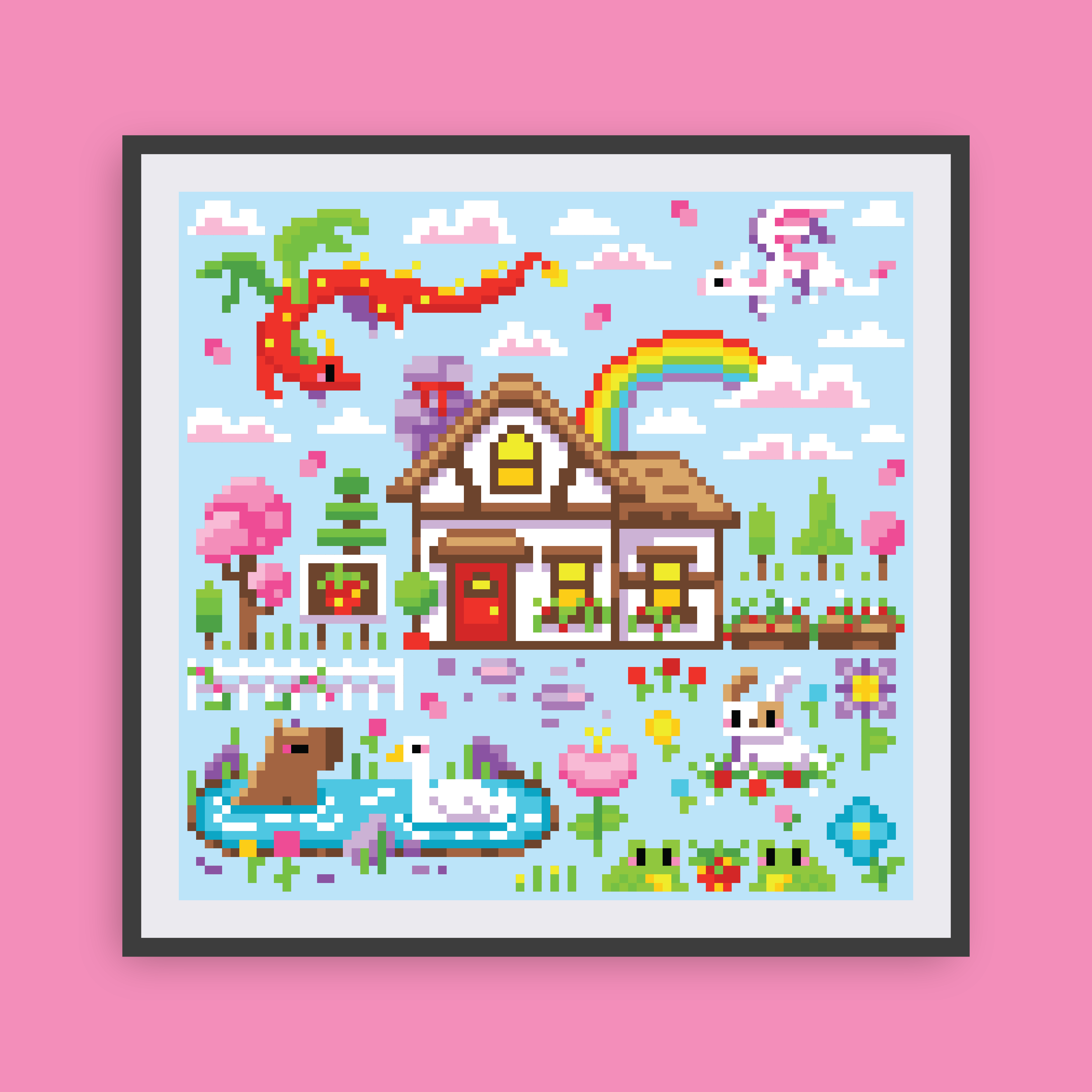 Strawberry Farm Canvas