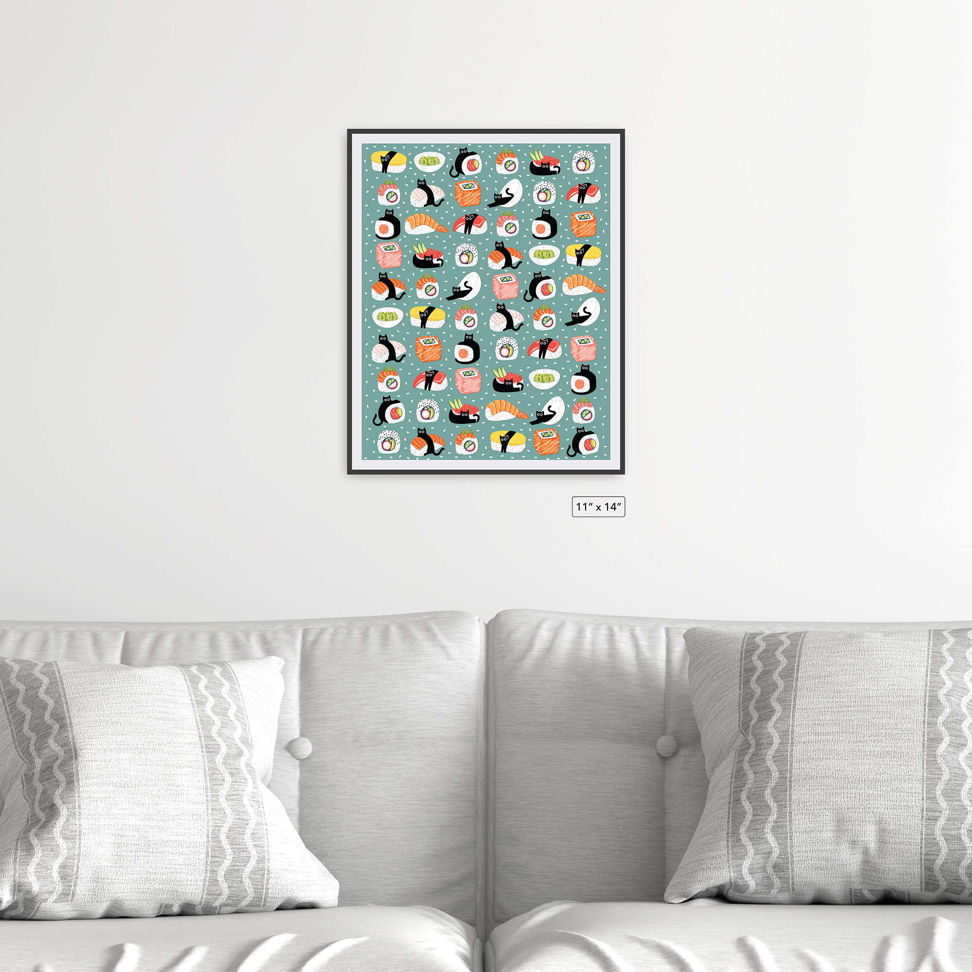 Sushi Cats! Canvas