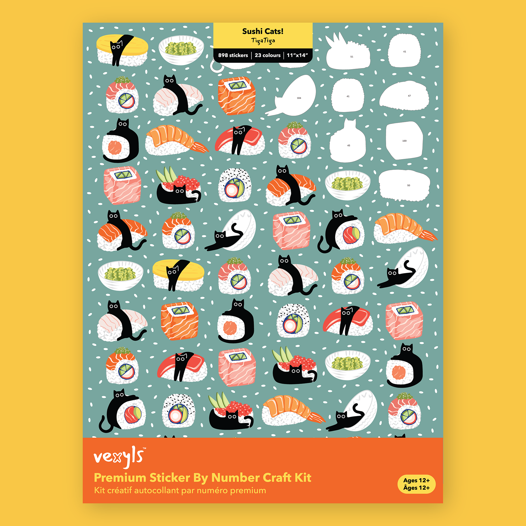Sushi Cats! Canvas