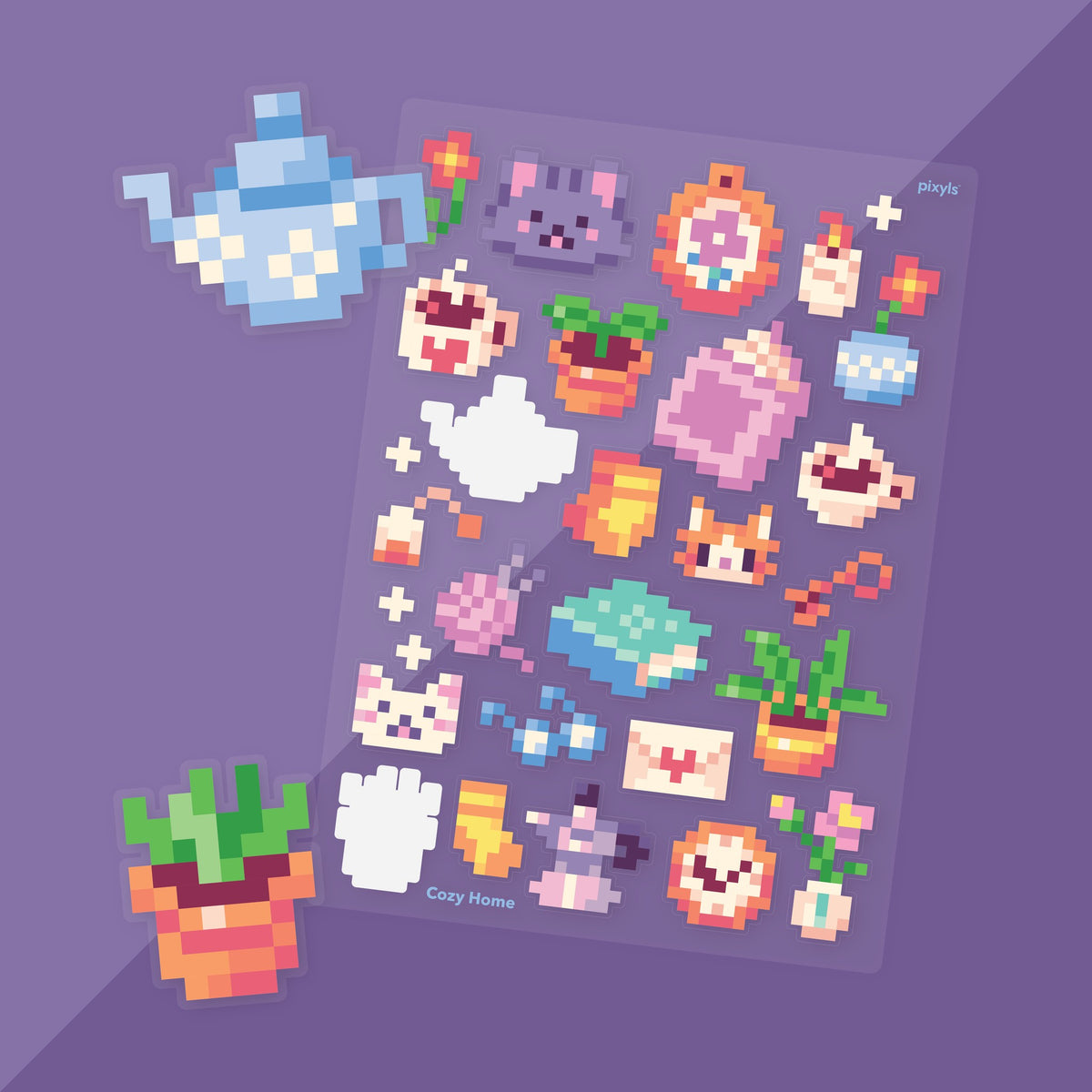 Cozy Home Deco Sticker Sheet
