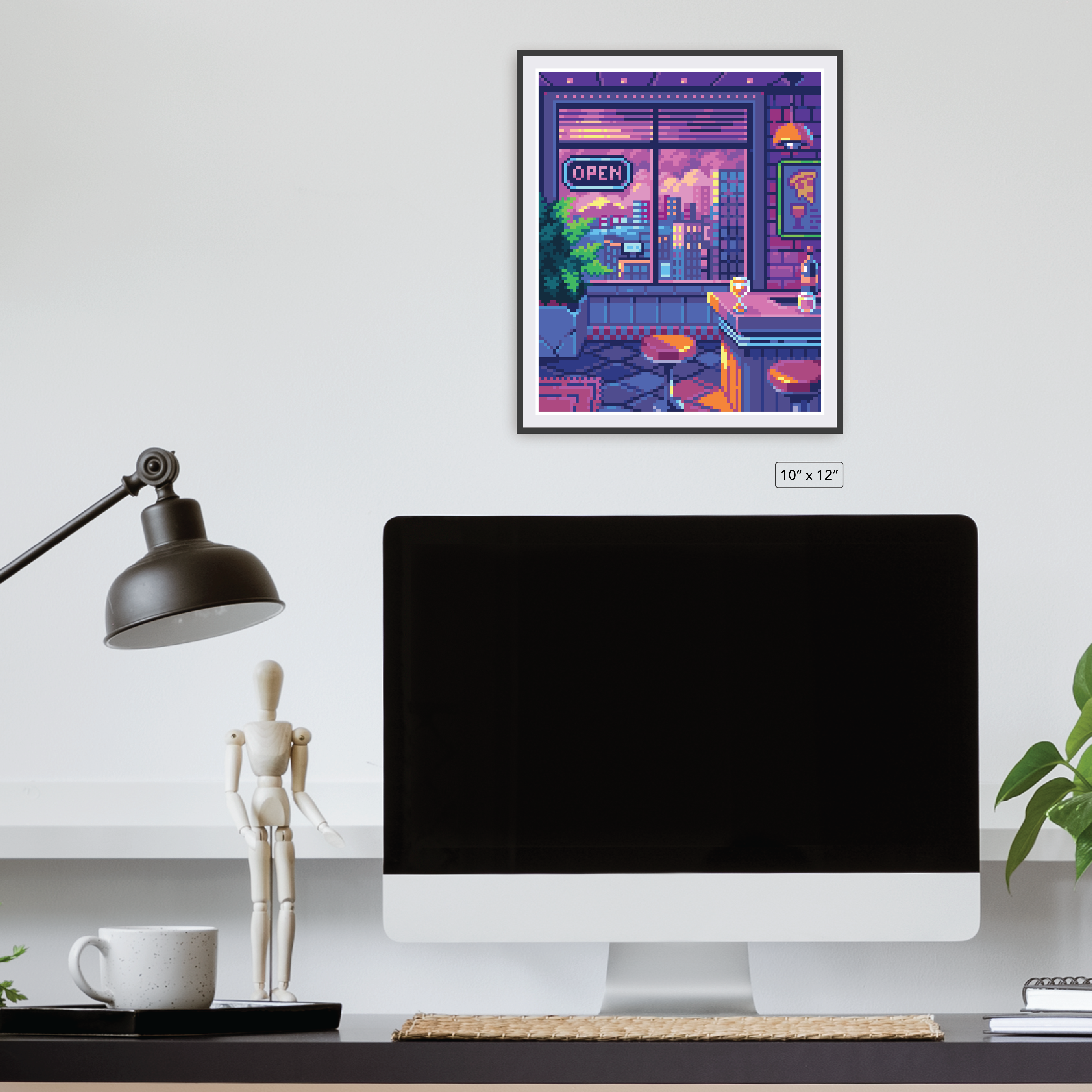 Neon Night Canvas
