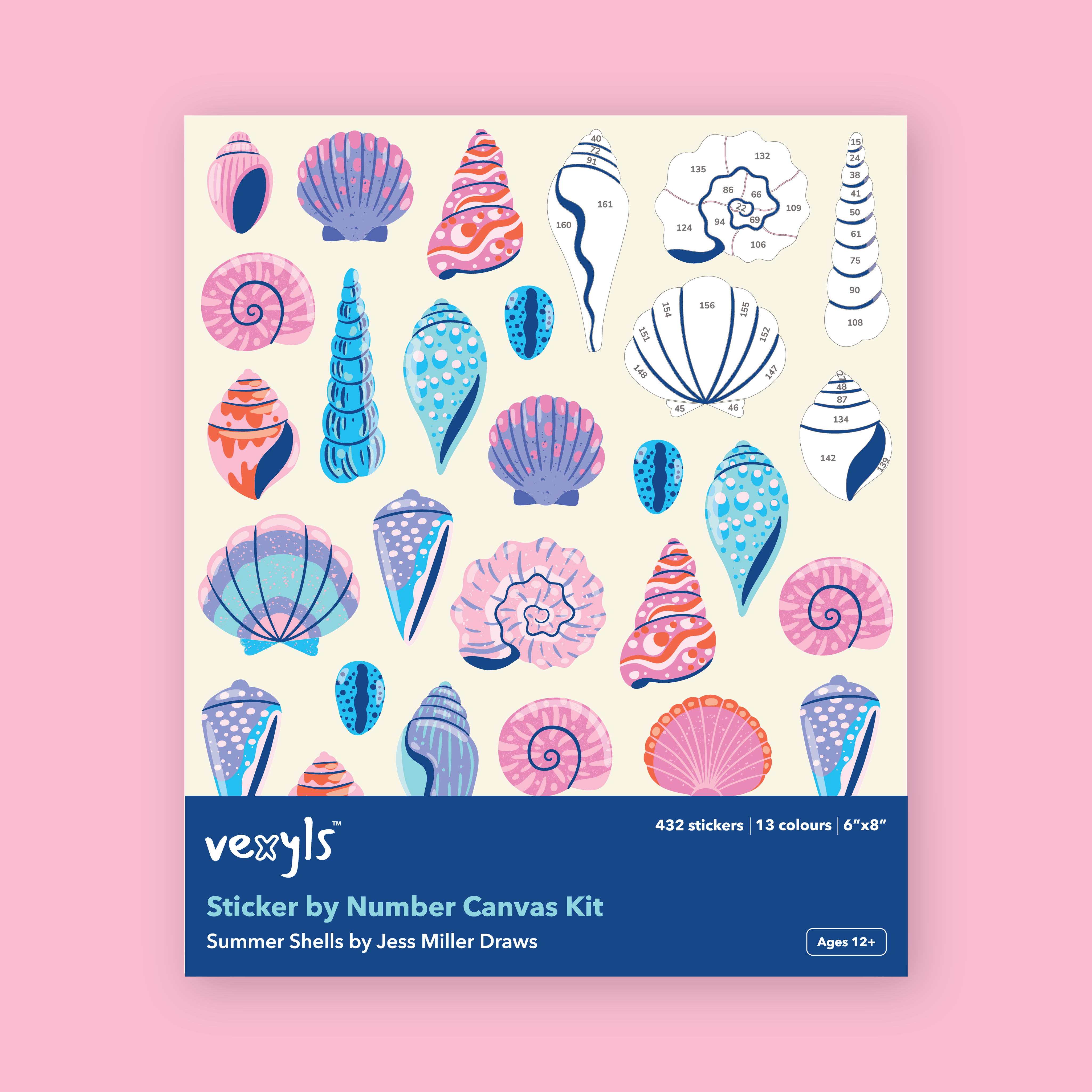 Summer Shells Canvas