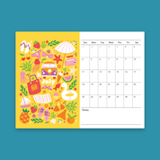 Vexyls x Anna Deegan 2027 Desk Calendar july